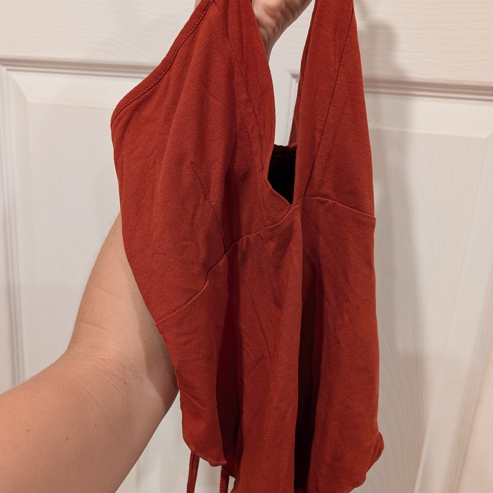 Rust Orange Women's Crop Top